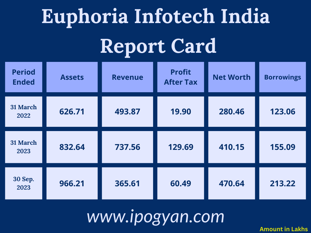 Euphoria Infotech India Financials