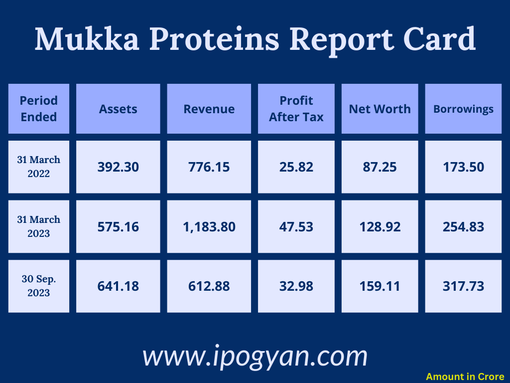 Mukka Proteins Financials