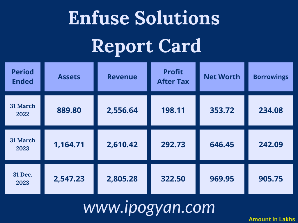 Enfuse Solutions Financials