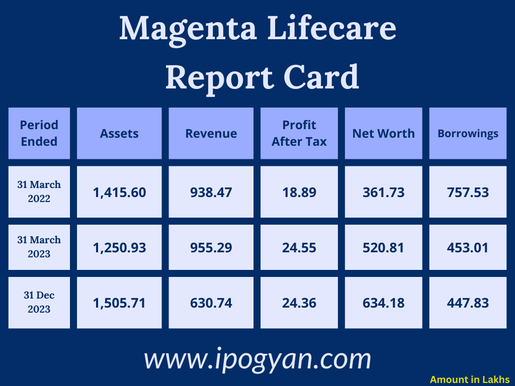 Magenta Lifecare Financials