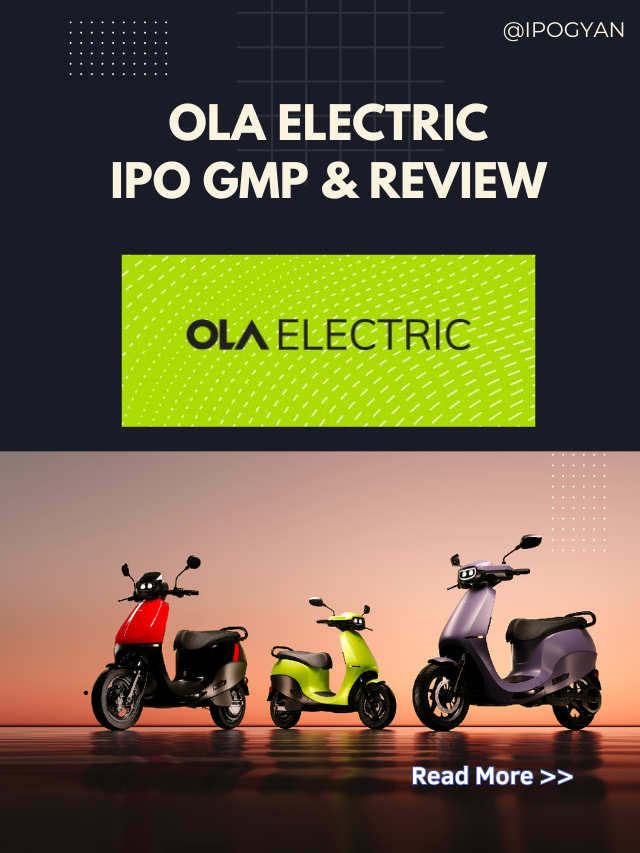 OLA Electric IPO GMP Date Details